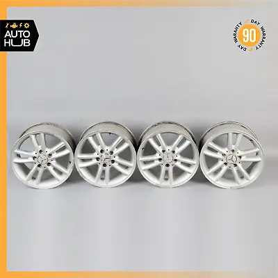 Mercedes W203 C230 C320 7 X 16 16  Factory Wheel Rim Rims Set Of 4 Silver OEM • $489.70