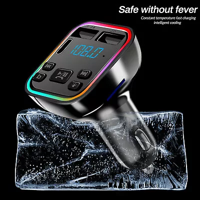 Car Bluetooth Receiver FM Transmitter Adapter MP3 Player Handsfree Wireless Kit/ • $12.64