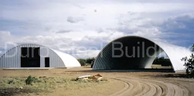 DuroSPAN Steel 40x80x18 Metal Quonset Hut DIY Ag Building Kit Open Ends DiRECT • $20888