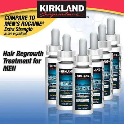 Kirkland Minoxidil 5% Solution Hair Loss Regrowth Treatment Extra Strength • $11.95