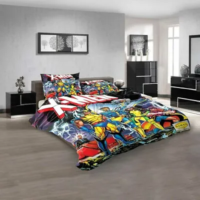 Marvel X-Men Bedding Set 3PCS Soft Comforter/Duvet Cover & Pillowcases All Sizes • $79.79