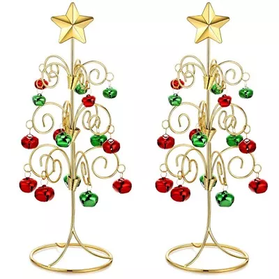 2PCS Ornament Display Tree Tabletop Metal Holder Hanger Wire Hook Ornament7248 • $27.25