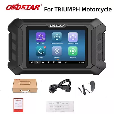 OBDSTAR For TRIUMPH Intelligent Motorcycle Diagnostic Diagnostic Tool Key Coding • $369