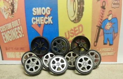 20pcs 30mm Tires And Spoke Wheels 1:18 Scale • $11.87