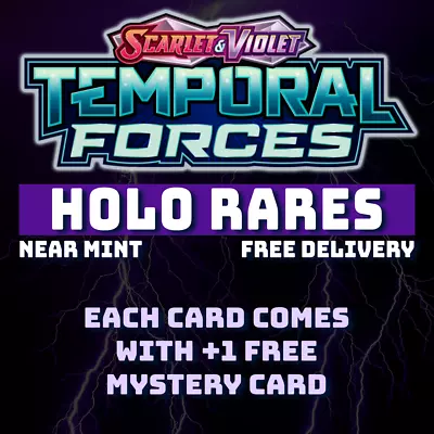 Pick Your Holo Rare - Temporal Forces - Pokemon Card NM Bulk Discounts Near Mint • $1.90