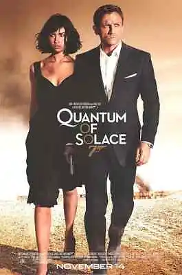 007 James Bond Quantum Of Solace Authentic Movie Poster Daniel Craig 27X40 • $79.99