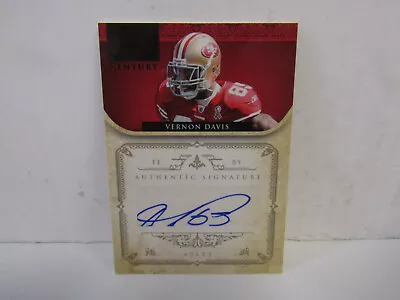 2012 National Treasures #130 Vernon Davis Auto 2/5 SF 49ers • $149.99