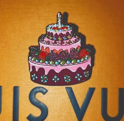 ⚡RARE⚡ LOUIS VUITTON PIN 200th Anniversary Cake LV Pin *NEW* 🎂 • $58