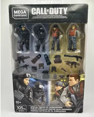 Mega Construx Call Of Duty Special Forces Vs. Submariners Construction Set • $22.76