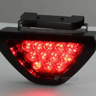 SPORTY F1 Style Triangle 12-LED Rear Stop Tail 3rd Brake Lights Universal • $9.27