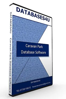 Holiday/Caravan Park  Software • £29.99