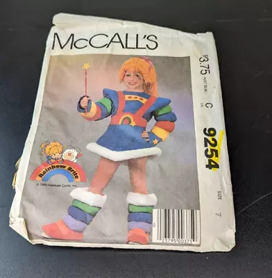 McCall's 9254 Sewing Pattern - Child Costume Outfit - Sizes: 7 • $5