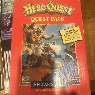 Hero Quest Pack Kellers Keep Milton Bradley Vintage Game • $49.60