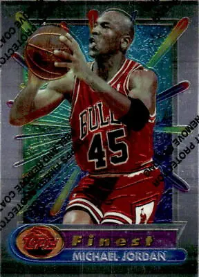 1994 Finest #331 Michael Jordan #45 Jersey Near Mint Or Better • $90