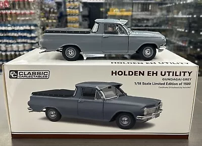 371128 Holden Eh Utility Ute Gundagai Grey 1:18 Scale Die Cast Model Car • $299