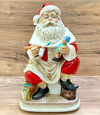 Waco Melody In Motion Santa Claus Hand Painted Toy Maker 10.5  1987 Vintage READ • $25.99