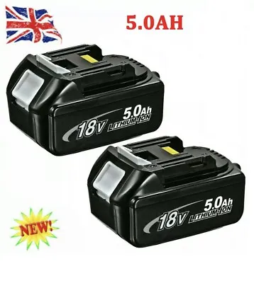 £39.99 • Buy 2X For Makita 18 Volt BL1830 LXT Li-ion 5.0Ah Battery BL1850B BL1860B BL1840 UK
