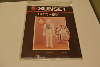 Vintage Sunset Stitchery #2853 William 18  Victorian Cloth Rag Doll Kit - SIP • £8.54