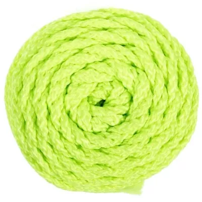 Bonnie Macrame Braid 6mm Craft Cord Chartreuse 100 Yards Pepperell ~ Retired • $34.86