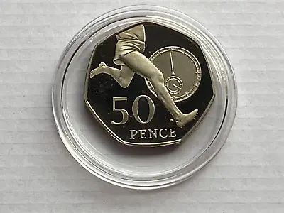 Proof - 50p Coin - Fifty Pence - Four Minute Mile - Roger Bannister - 2004 • £14.99