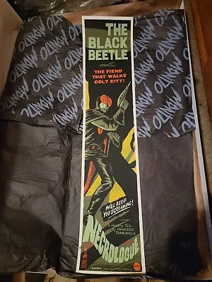 Francesco Francavilla The Black Beetle Mondo Limited Movie Art Print Poster • $45