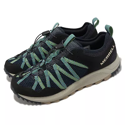 Merrell Wildwood Aerosport Navy Oyster Men Trail Outdoors Water Shoes J067679 • $106.86