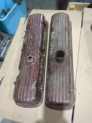 1962 Oldsmobile  VALVE COVERS Ribbed Steel Cover  V8 -215 Small Block Vintage • $85