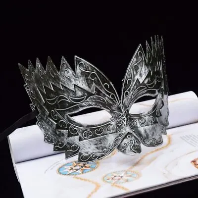 Adjustable Masquerade Mask Men Phantom Opera Eyemask New Roman Soldier Mask • £3.70