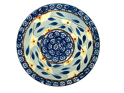 Temptations By Tara Old World Blue Trivet 8 In Round Hot Plate Ceramic Stonewear • $25.76