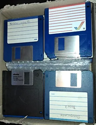 3.5  Amiga Floppy Disks - Untested Used Blanks Disks 100 Sold In Packs Of Ten. • £7.99