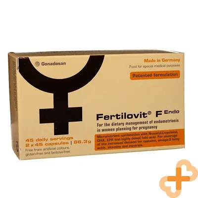 FERTILOVIT F ENDO Food Supplement 90 Capsules For Women Planning Pregnancy • £51.25