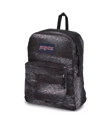 Jansport SuperBreak Backpack Screen Static 26L Rrp£32 BNWT • £24