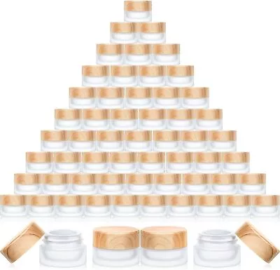 Glass Cosmetic Containers Empty Sample Jars With Leak Proof Lids 5 Gram  • $56.17