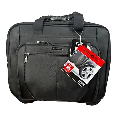 Samsonite Wheeled Business Case Up To 17.3 In Laptop Black New • $129.97