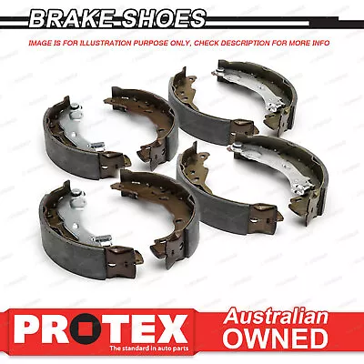 Front + Rear Protex Brake Shoes For MAZDA E2000 Tray Truck Most 2000 Kg 1972-81 • $211.95