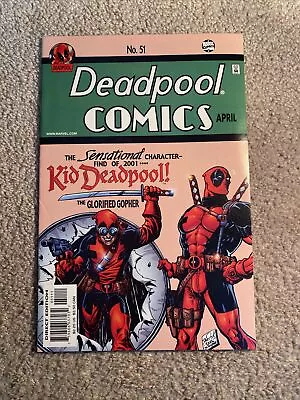 Marvel Comics Deadpool #51 Kid Deadpool Glorified Gopher Detective Tribute 2001 • £12.12