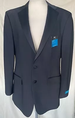 Evening Wear Jacket By M&S Satin Piping To Pocket Flaps Double Vent Back 44L • £30