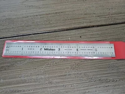 Mitutoyo #182-105 6  Steel Scale Ruler  • $19.99