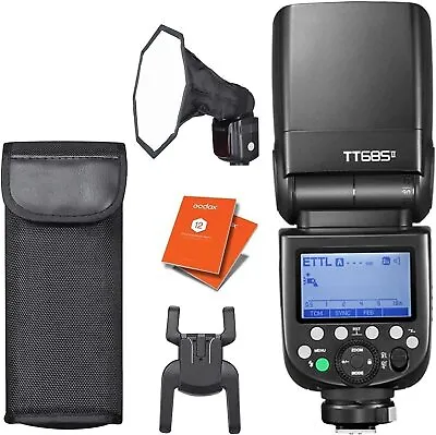 Godox TT685II TTL Camera Flash 1/8000s HSS Flash Speedlight • £129