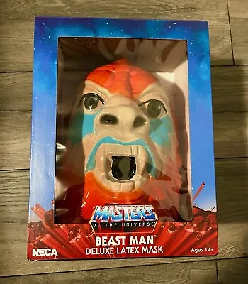 NECA Beastman Mask MOTU Costumes.Com New In Box With Autograph Certificate • $40