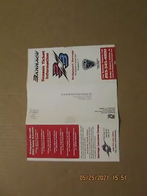 MLL Bridgeport Barrage Vintage Defunct Circa 2001 Logo Season Ticket Brochure • $20