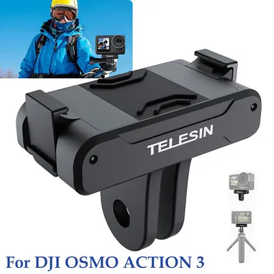 For DJI OSMO Action 3Magnetic Adapter Mount Clamping Design Selfie Stick Base UK • £12.34