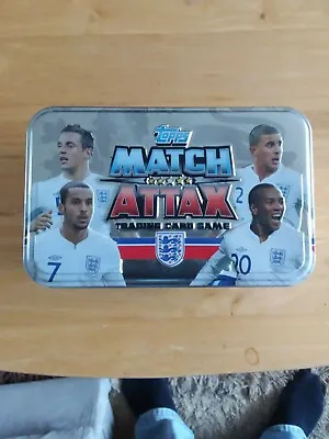 2012 England Match Attax Collectors Tin Empty • £3