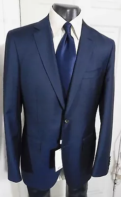 *new*  Suitsupply La Spalla Size 40l Navy 2 Button Wool Sportcoat • $129.99