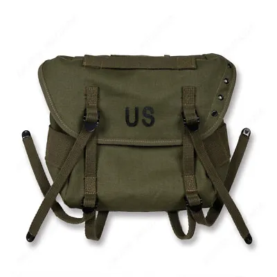 Bag Vietnam War Us Army Field Gear Combat M56 M1956 Butt Pack Backpack Pouch • $29.69