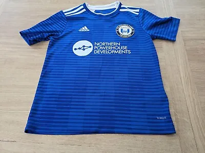 2018/2019 Halifax Town Home Football Shirt Adidas Age 11-12 Years Boys Kids • £14.99