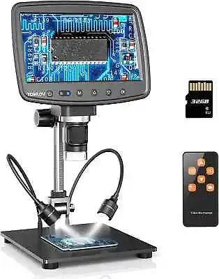 TOMLOV 7  Digital Magnifier 1080P Camera 1200X Coin Microscope HDMI Video Photo • $153.40