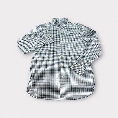 Vineyard Vines On The Go Performance Plaid Gingham Button Shirt Mens SMALL Blue • $18.99