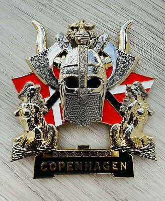 Awesome Copenhagen Marine Security Guard Detachment MSG Challenge Coin • $275