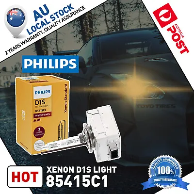 Genuine PHILIPS D1S Car Headlight Xenon Standard Vision HID Bulb 4200K 35W OEM • $43.69